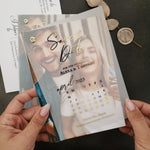 Calendar Vellum Save The Date Photo Invite - XOXOKristen