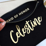 Celestine Makeup Bag with Custom Name - XOXOKristen