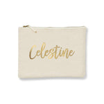 Celestine Makeup Bag with Custom Name - XOXOKristen