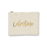 Celestine Makeup Bag with Custom Name - XOXOKristen