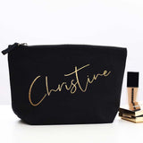 Christine Makeup Gift Pouch with Name - XOXOKristen