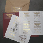 Classic Return Address Label with Gold Foil - XOXOKristen