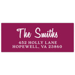 Colorful and Elegant Return Address Labels - XOXOKristen