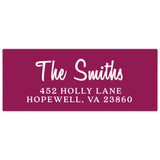 Colorful and Elegant Return Address Labels - XOXOKristen