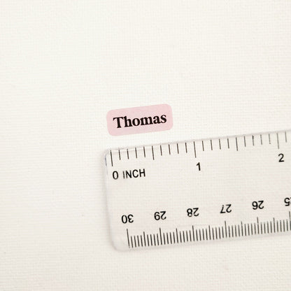 Colorful Mini Kids Name Labels for School Supplies - XOXOKristen