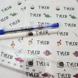 Cosmos Kids Name Labels for School Supplies - XOXOKristen