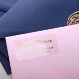 Curly Letters Return Address Label - XOXOKristen