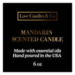 Custom Black Candle Sticker with Gold Foil for Product Labeling - XOXOKristen