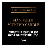 Custom Black Candle Sticker with Gold Foil for Product Labeling - XOXOKristen