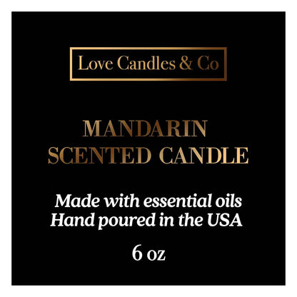 Custom Black Candle Sticker with Gold Foil for Product Labeling - XOXOKristen