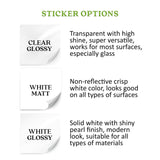 Custom Clear Gold Foiled Candle Labeling Sticker - XOXOKristen