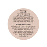 Custom Directions & Warnings Sticker for Product Labeling - XOXOKristen