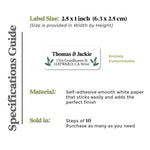 Custom Evergreen Christmas Return Address Labels - XOXOKristen
