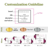 Custom Floral Candle Label - XOXOKristen