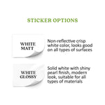 Custom Gold Foiled Greenery Candle Labels - XOXOKristen