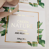 Custom Gold Foiled Greenery Candle Labels - XOXOKristen