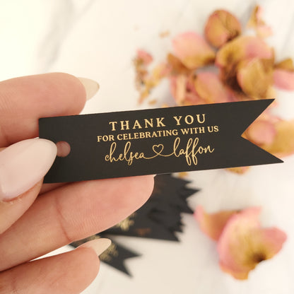 luxurious gold foiled tags -  XOXOKristen 