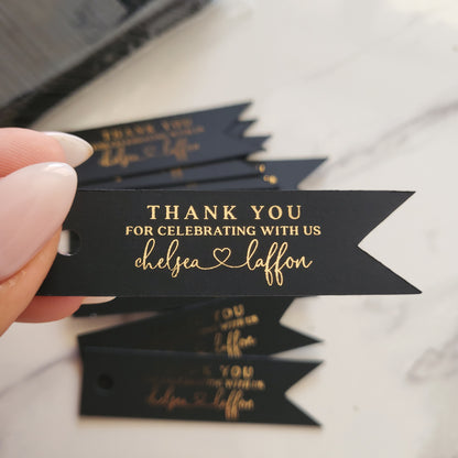 luxurious gold foiled tags -  XOXOKristen 