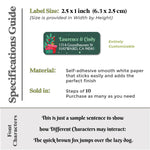 Custom Green Christmas Mailing Labels - XOXOKristen