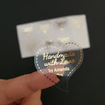 Custom Handmade with Love Labeling Sticker - XOXOKristen