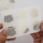 Custom Ingredient List Labeling Sticker - XOXOKristen