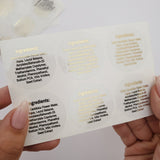 Custom Ingredient List Labeling Sticker - XOXOKristen