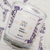 Custom Lavender Candle Label - XOXOKristen