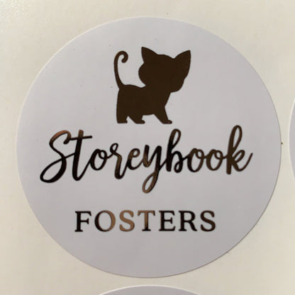 Clear custom logo labeling stickers -  XOXOKristen