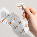 Custom Merry Christmas Gingerbread Stickers - XOXOKristen