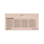 Custom Rectangular 2x1 Inches Simple Ingredients Sticker for Product Labeling - XOXOKristen