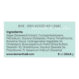 Custom Rectangular 2x1 Inches Simple Ingredients Sticker for Product Labeling - XOXOKristen