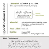 Custom Return Address Labels - XOXOKristen