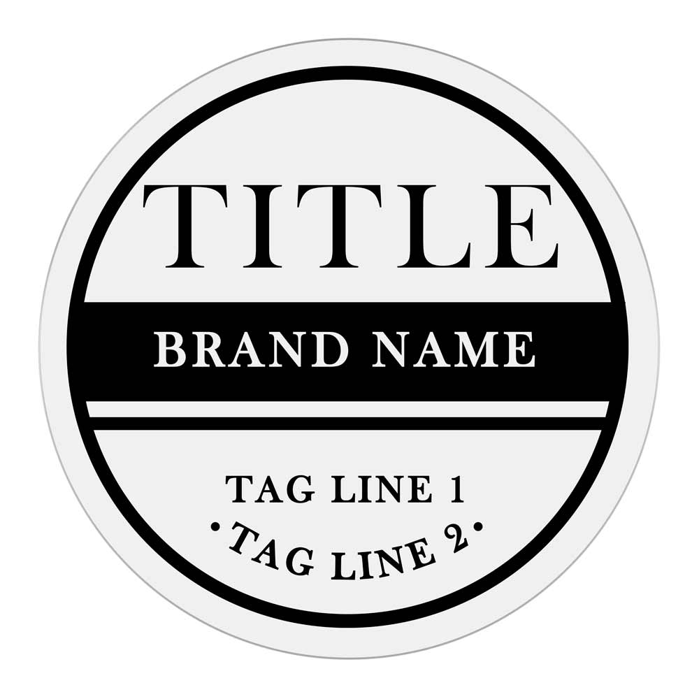 Custom Round Clear Product Labeling Sticker - XOXOKristen