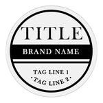 Custom Round Clear Product Labeling Sticker - XOXOKristen