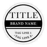 Custom Round Clear Product Labeling Sticker - XOXOKristen