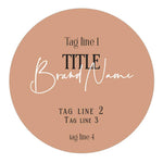 Custom Round Product Labeling Sticker - XOXOKristen