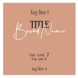 Custom Square Product Labeling Sticker - XOXOKristen