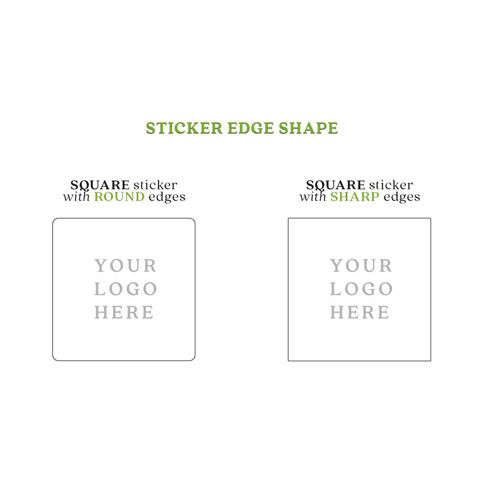 Custom product labeling sticker, waterproof, vinyl square logo label – XOXOKristen