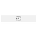 Custom Vellum Wedding Belly Band with Gold Foil - XOXOKristen