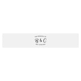 Custom Vellum Wedding Belly Band with Gold Foil - XOXOKristen