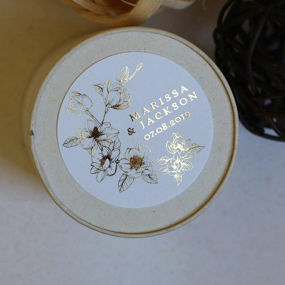 Delicate Roses Floral Wedding Sticker - XOXOKristen