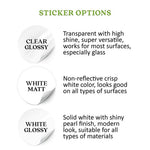 Eco Friendly Ingredients Heart - Shaped Stickers - XOXOKristen