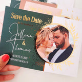 Elegant Save the Date Cards with Photo - XOXOKristen