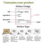 Elegant Square Candle Label - XOXOKristen