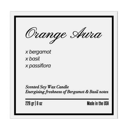 Elegant Square Candle Label - XOXOKristen
