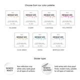 Elegant Square Candle Labeling Sticker - XOXOKristen
