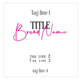 Elegant Square Candle Labeling Sticker - XOXOKristen