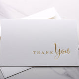 Elegant Thank You Card Gold Foil Letterpressed - XOXOKristen