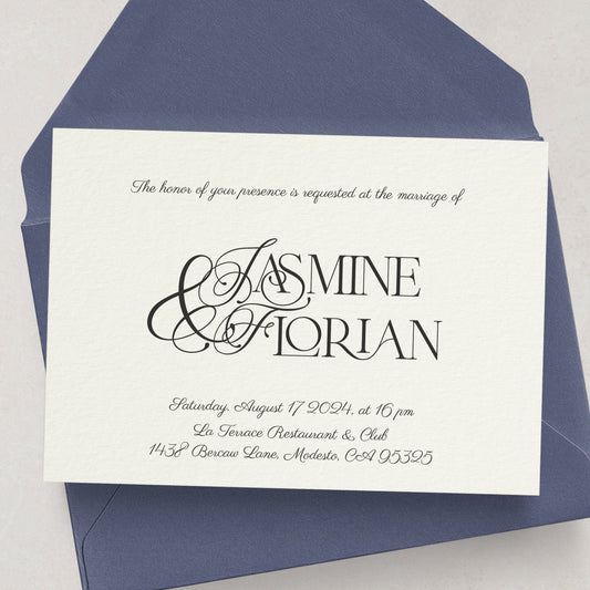 Elegant Wedding Invitations - XOXOKristen