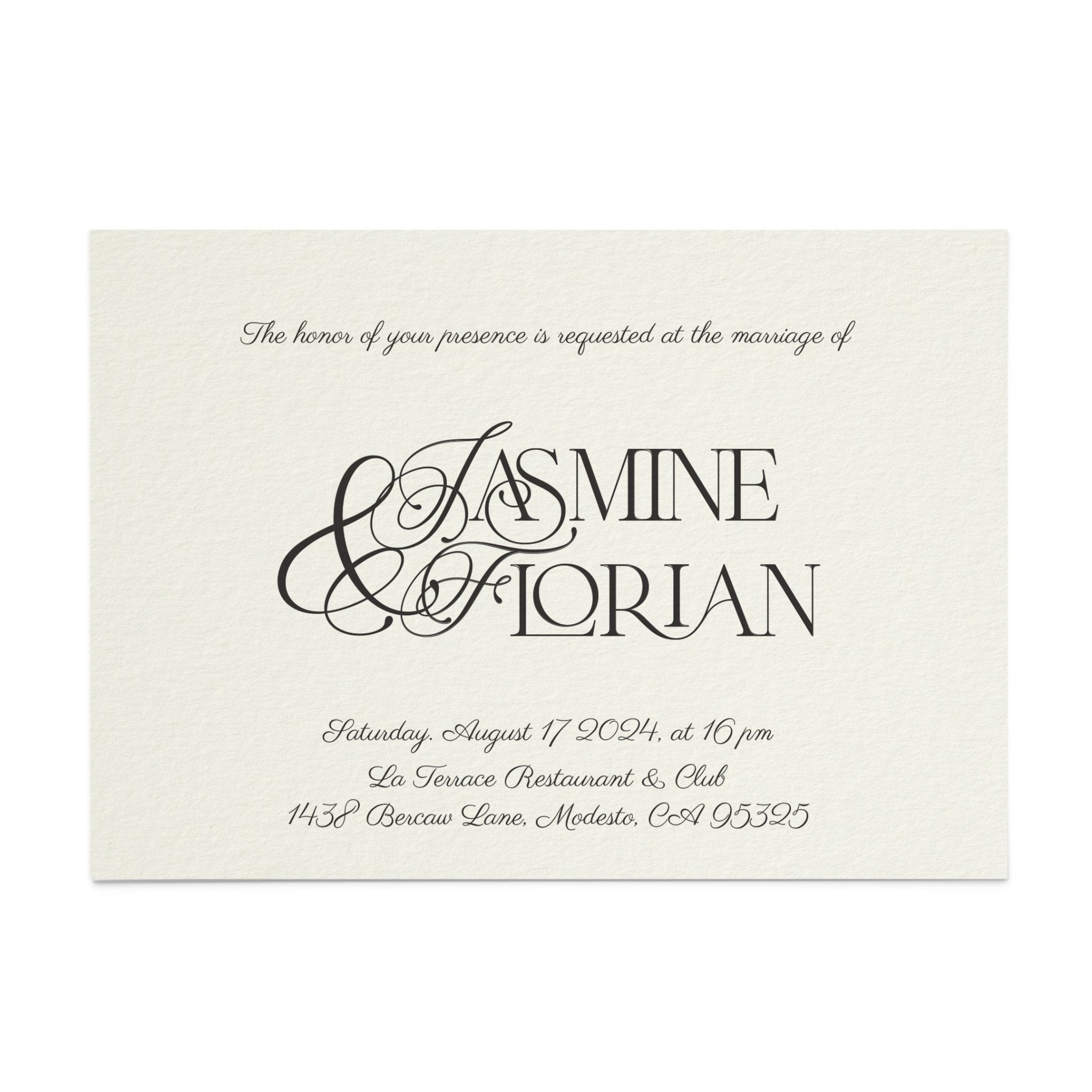 Elegant Wedding Invitations - XOXOKristen